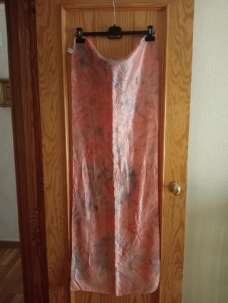 Fular pintado a mano
