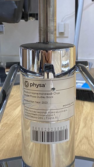 2 Sillas de peluquería negras