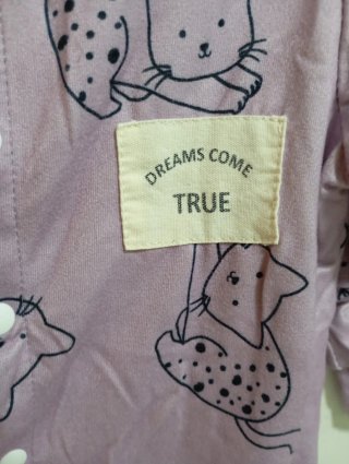 Pijama bebé estampado gatos
