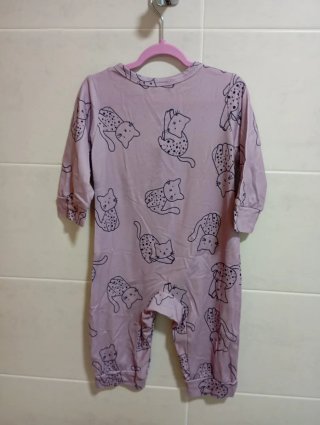 Pijama bebé estampado gatos