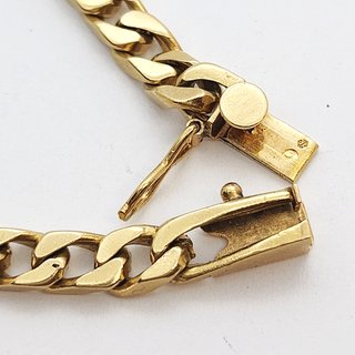 Pulsera Oro 18k Figaro
