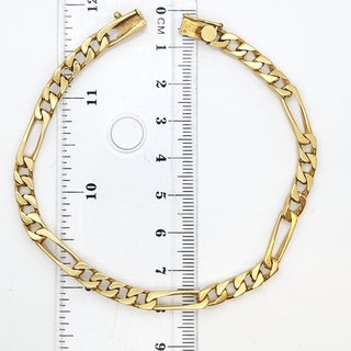 Pulsera Oro 18k Figaro