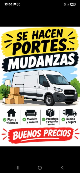 Portes ,mudanzas, vaciado de locales ect
