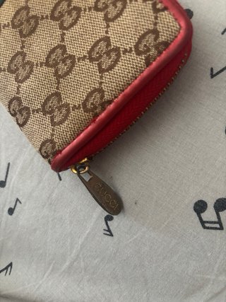 Portafoglio Gucci Tela GG Rosso