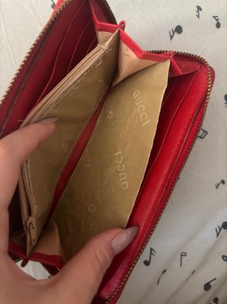 Portafoglio Gucci Tela GG Rosso