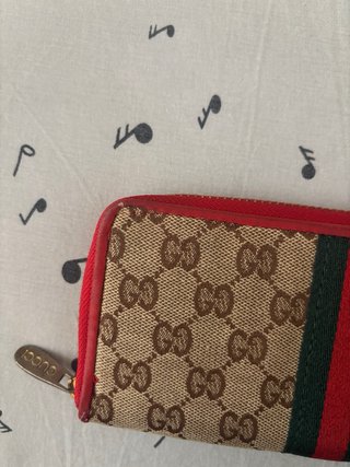 Portafoglio Gucci Tela GG Rosso