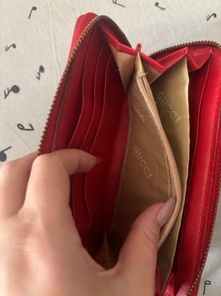 Portafoglio Gucci Tela GG Rosso