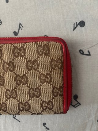 Portafoglio Gucci Tela GG Rosso