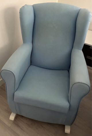 Mecedora azul