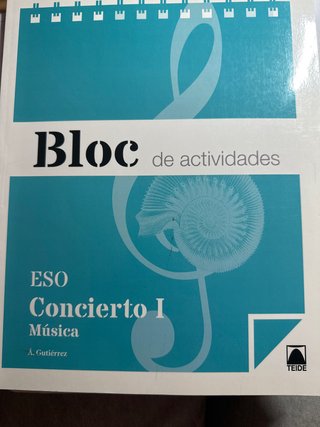 Libro texto musica concierto 1 eso