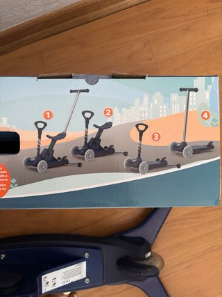 Patinete 4 en 1 para niños