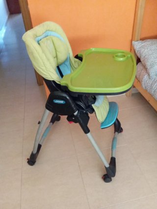 Trona de bebé plegable Se reclina por si se duerme