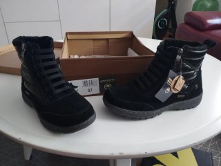 Botas Coronel Tapiocca Piel Negras Talla 37