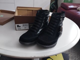 Botas Coronel Tapiocca Piel Negras Talla 37