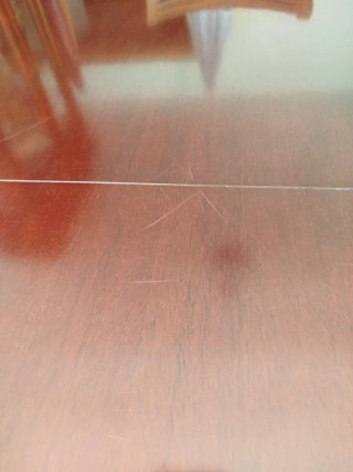 Mesa extensible de comedor ovalada de madera maciz