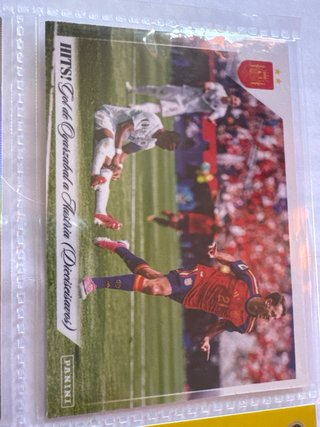 Carta Panini Gold Oyarzabal Selección Española