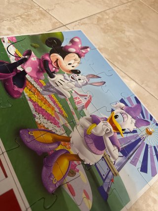 2 Puzles Minnie Mouse 25 Piezas