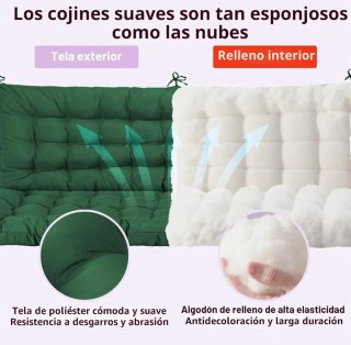 Cojín Banco Jardín Famirosa, sin uso. Nuevo