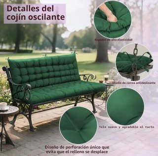 Cojín Banco Jardín Famirosa, sin uso. Nuevo