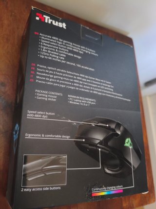 Ratón Gaming Trust GAV Optical RGB