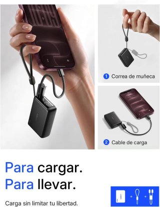 LISEN Power Bank 10000mAh 45W USB-C