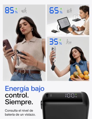 LISEN Power Bank 10000mAh 45W USB-C