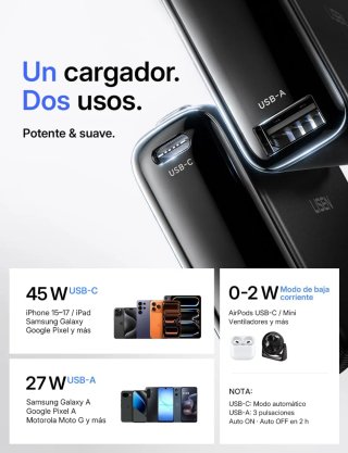 LISEN Power Bank 10000mAh 45W USB-C