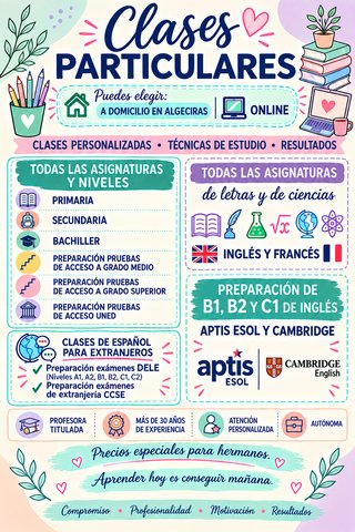 Clases particulares a domicilio en Algeciras