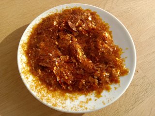 Goma laca en escamas transparente