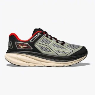 Hoka U Clifton ONE9 Zapatillas Gris/Rojo