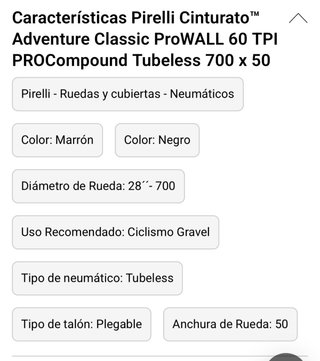 Neumáticos gravel Pirelli Cinturato