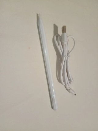 Lápiz Stylus Blanco con Cable USB