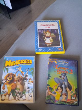DVDs Infantiles: Caperucita Roja, Madagascar, El L