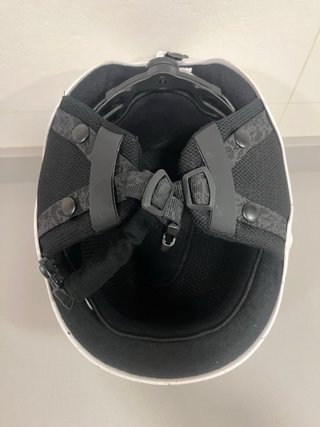 Casco de esquí infantil blanco