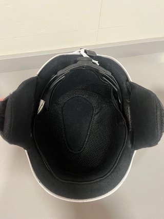 Casco de esquí infantil blanco