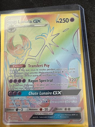 Carta Pokémon Lunala GX 153/149