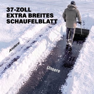 Pala de nieve grande de 95 cm extra ancha
