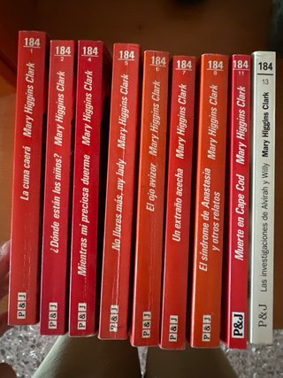 Colección libros de MARY HIGGINS CLARK