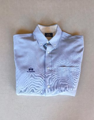 Camisa La Martina Celeste Manga Larga