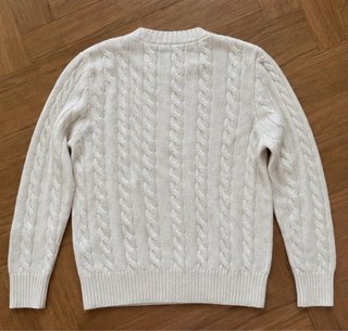 Maglione Ralph Lauren bianco a trecce,taglia M