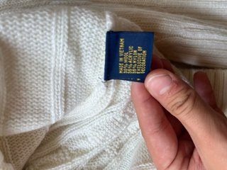 Maglione Ralph Lauren bianco a trecce,taglia M
