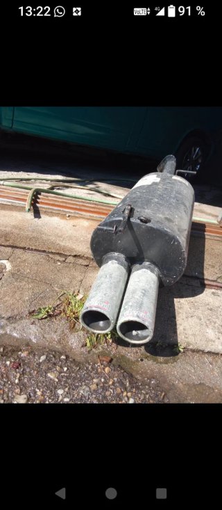 Silenciador de inox débil