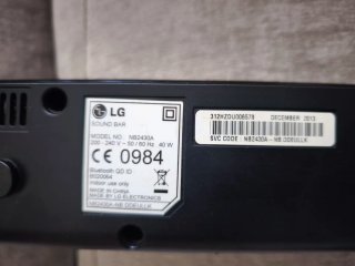 Barra de Sonido LG NB2430A Negra