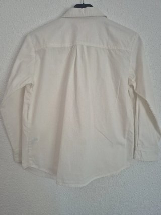 Camisa niño talla 7/8 color blanco marca gocco