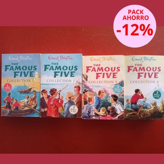 Colección 4 libros The famous Five en BUEN ESTADO