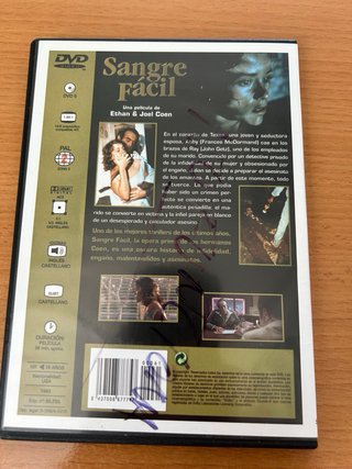 Dvd. Sangre fácil