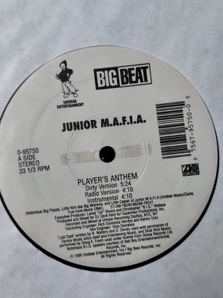 Vinilo Rap Junior Mafia - Players Anthem 12" 1995