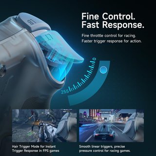 Controlador móvil 4,7"–9" con gatillos duales