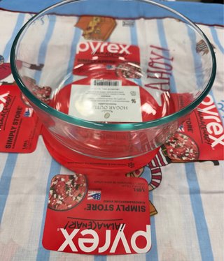 Tupper Recipientes Cristal Pyrex 1,65 litros