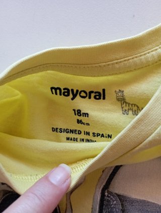 Camiseta Mayoral Niño Estampado Zapatillas